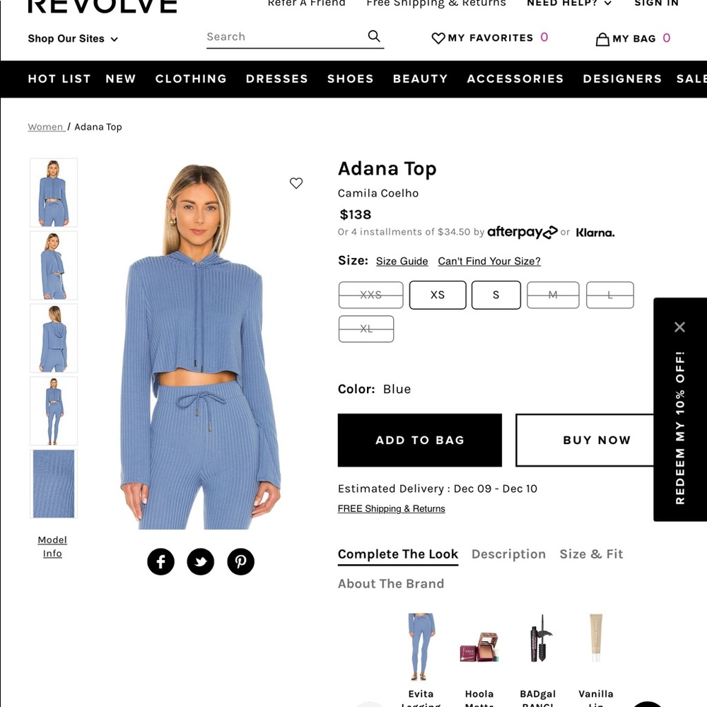 Camila Coelho matching set SOLD OUT - Revolve